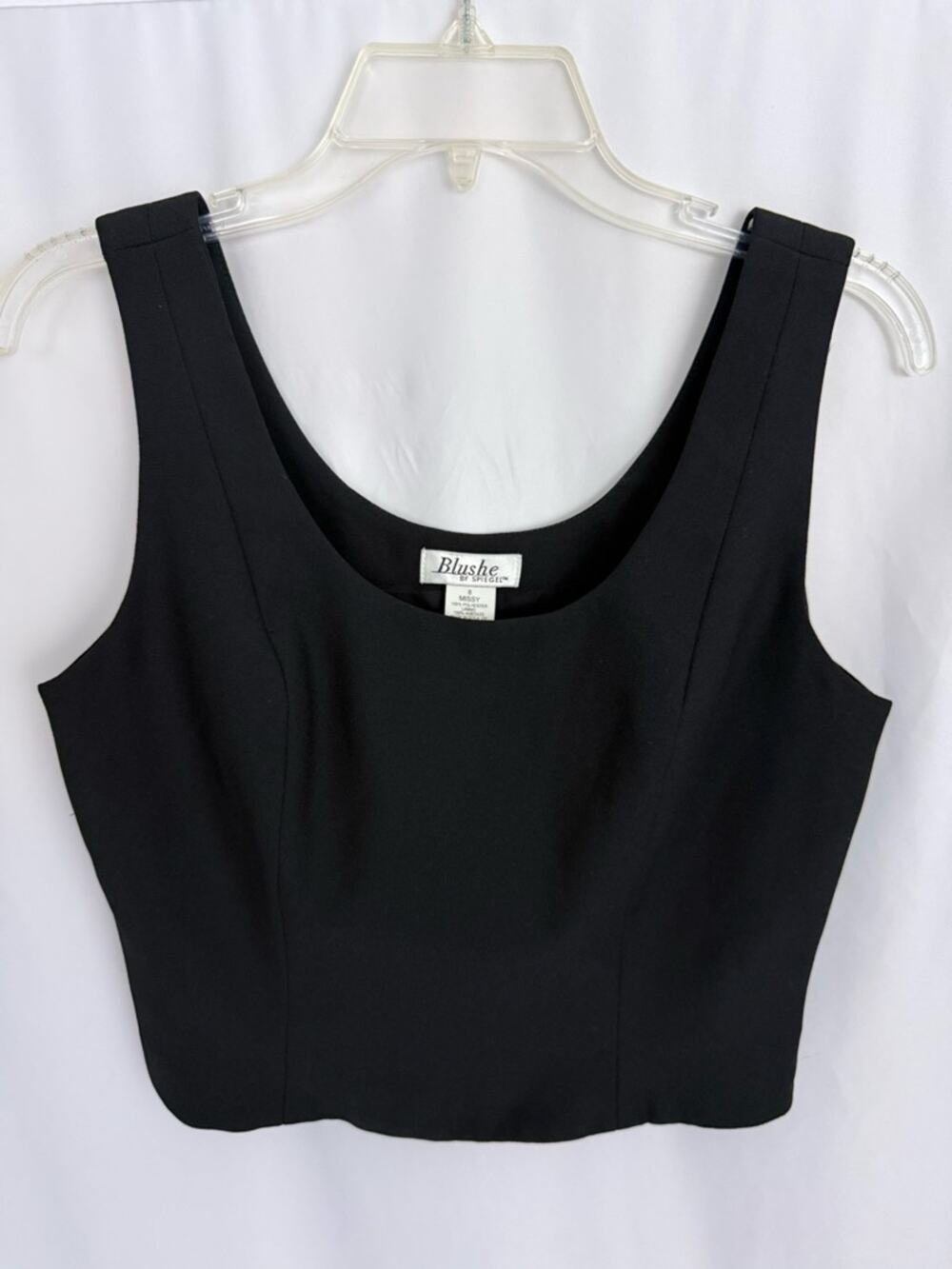 Vtg. Blushe by Spiegel Formal Cropped Top Size 8